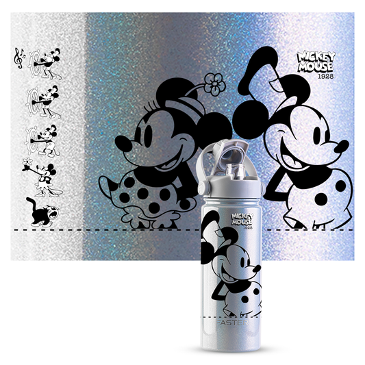 Garrafa Térmica Faster Strap Shine Gelo Mickey Par Clássico - 900ml