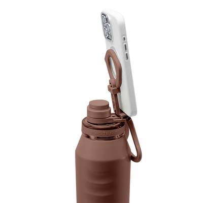 Garrafa Térmica Faster Oásis Marrom Duna - 1100ml
