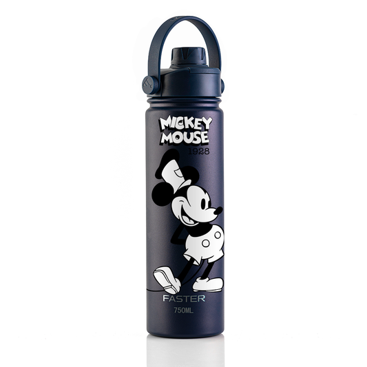 Garrafa Térmica Faster Strap Azul Marinho Mickey O Capitão - 750ml