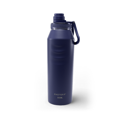 Garrafa Térmica Faster Oásis Azul Marino - 950ml