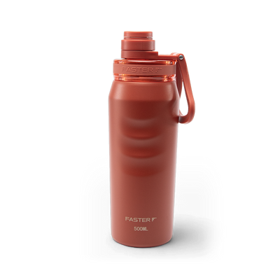 Garrafa Térmica Faster Oásis Vermelha Papoula - 500ml