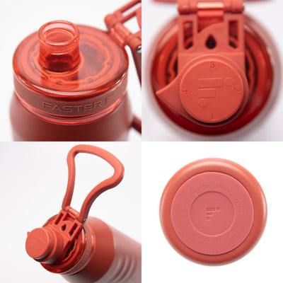 Garrafa Térmica Faster Oásis Preciosa Papoula - 650ml