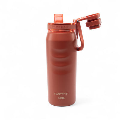 Garrafa Térmica Faster Oásis Vermelha Papoula - 500ml