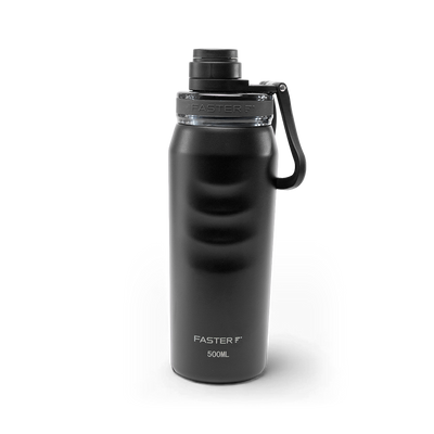 Garrafa Térmica Faster Oásis Preta - 500ml