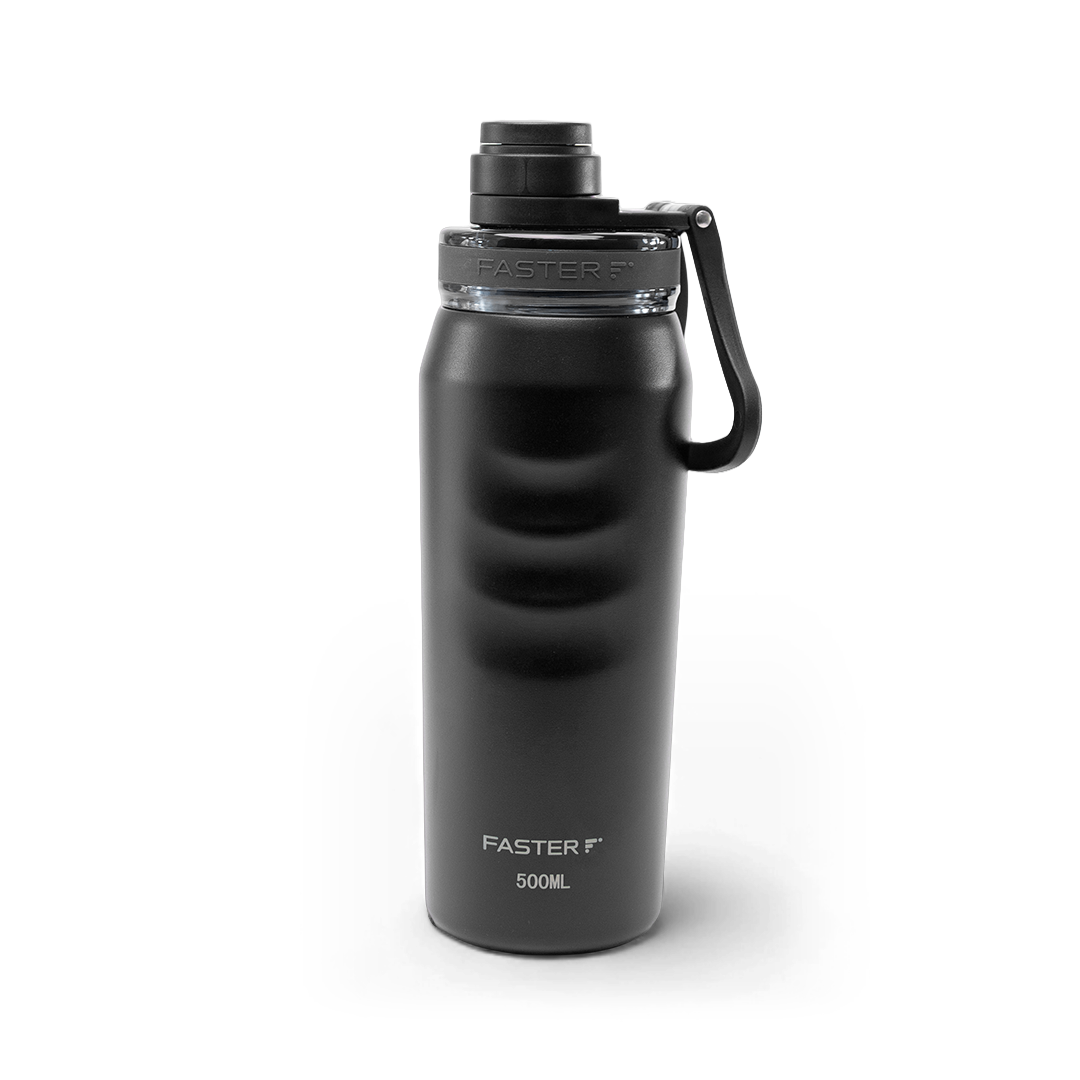 Garrafa Térmica Faster Oásis Preta - 500ml