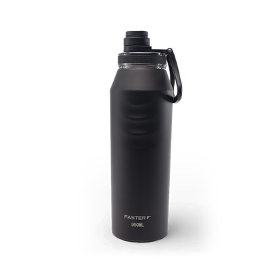 Garrafa Térmica Faster Oásis Preta - 950ml