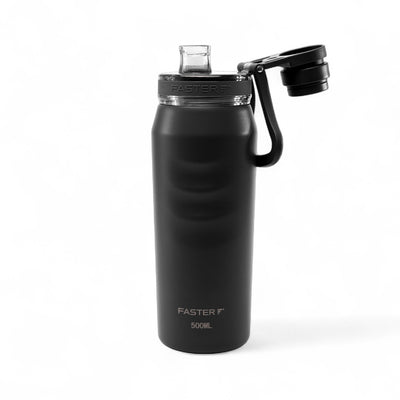 Garrafa Térmica Faster Oásis Preta - 500ml