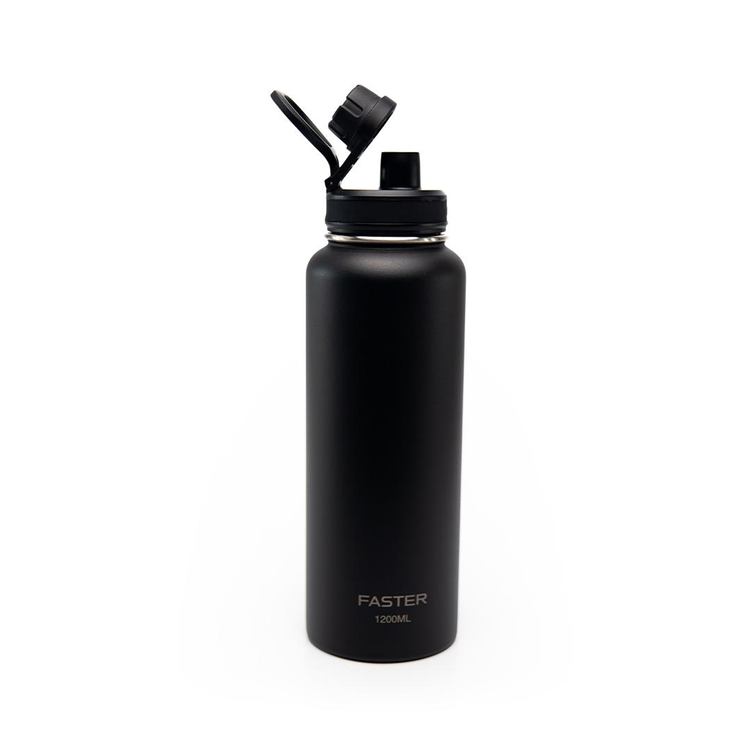 Garrafa Térmica Faster Black 1200ml - Essense Sand