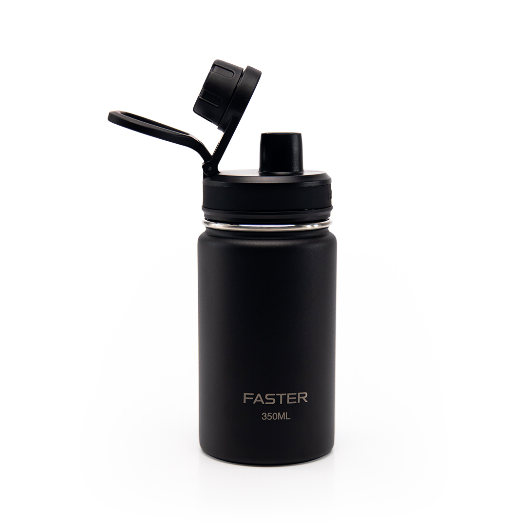 Garrafa Térmica Faster Black 350ml - Essense Sand