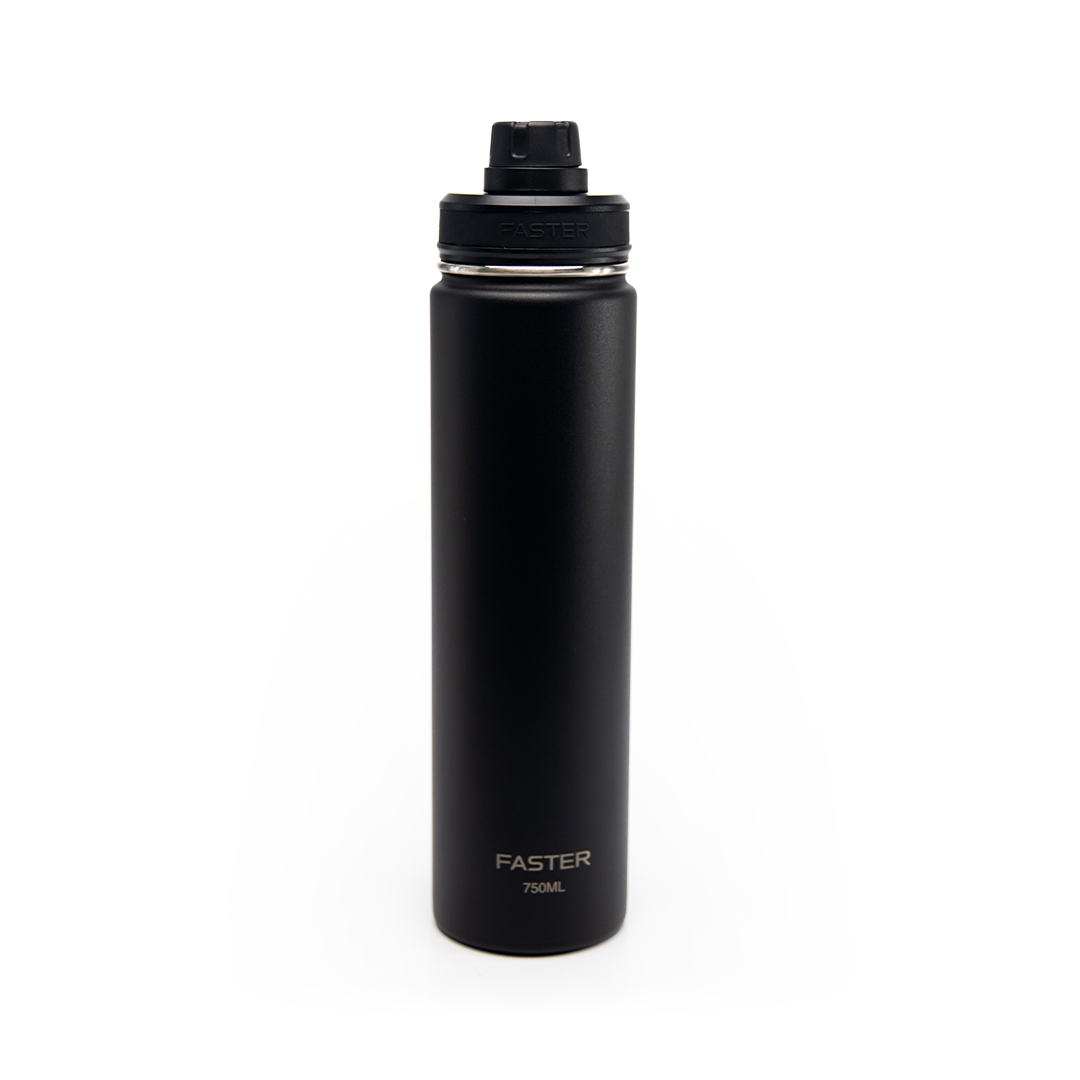 Garrafa Térmica Faster Black 750ml - Essense Sand
