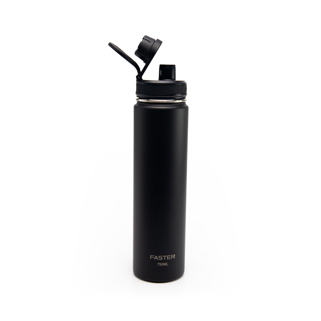 Garrafa Térmica Faster Black 750ml - Essense Sand