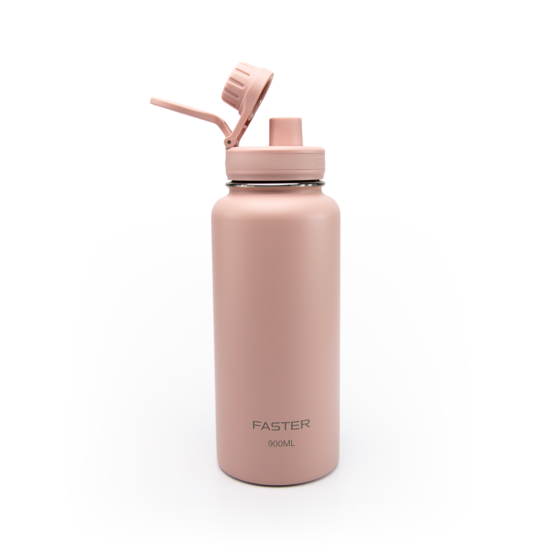 Garrafa Térmica Faster Rosa Blush 900ml - Essense Sand