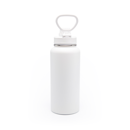 Garrafa Térmica Faster White 900ml - Essense Sand