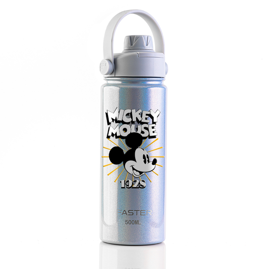 Garrafa Térmica Faster Strap Shine Gelo Mickey Brilho do Ícone - 500ml
