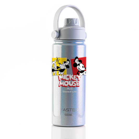 Garrafa Térmica Faster Strap Shine Gelo Mickey Cenas do Steamboat - 500ml