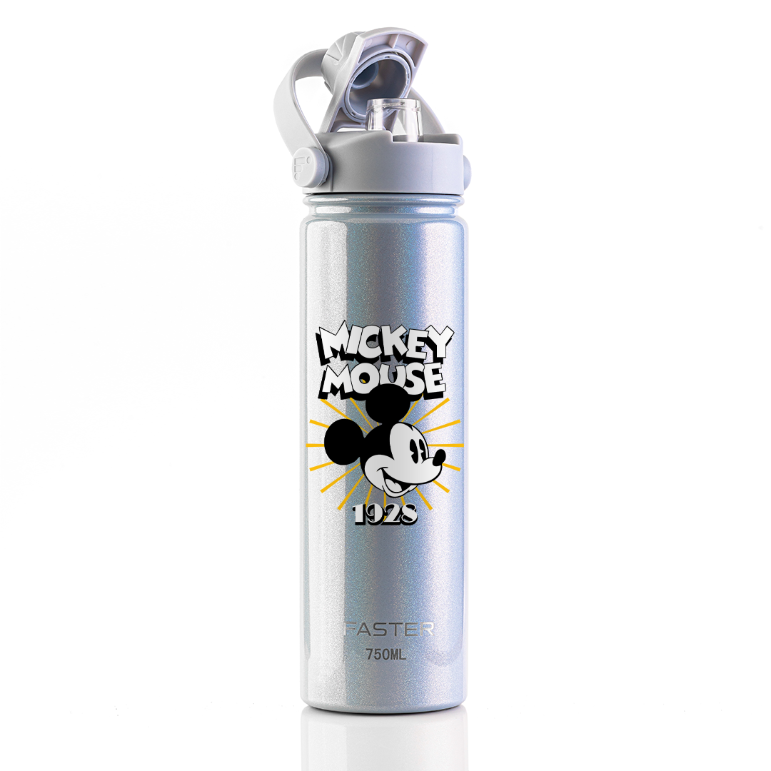 Garrafa Térmica Faster Strap Shine Gelo Mickey Brilho do Ícone - 750ml