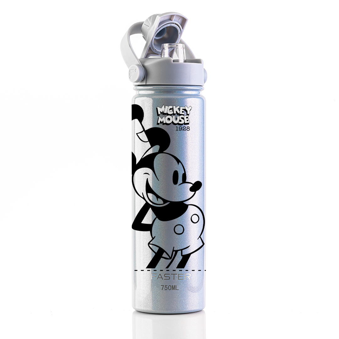 Garrafa Térmica Faster Strap Shine Gelo Mickey Par Clássico - 750ml