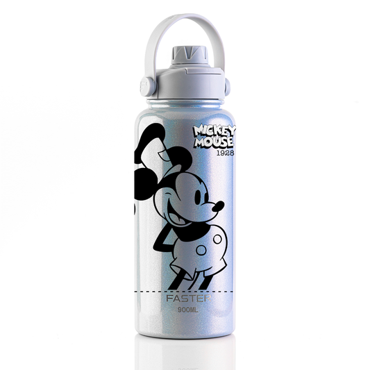 Garrafa Térmica Faster Strap Shine Gelo Mickey Par Clássico - 900ml