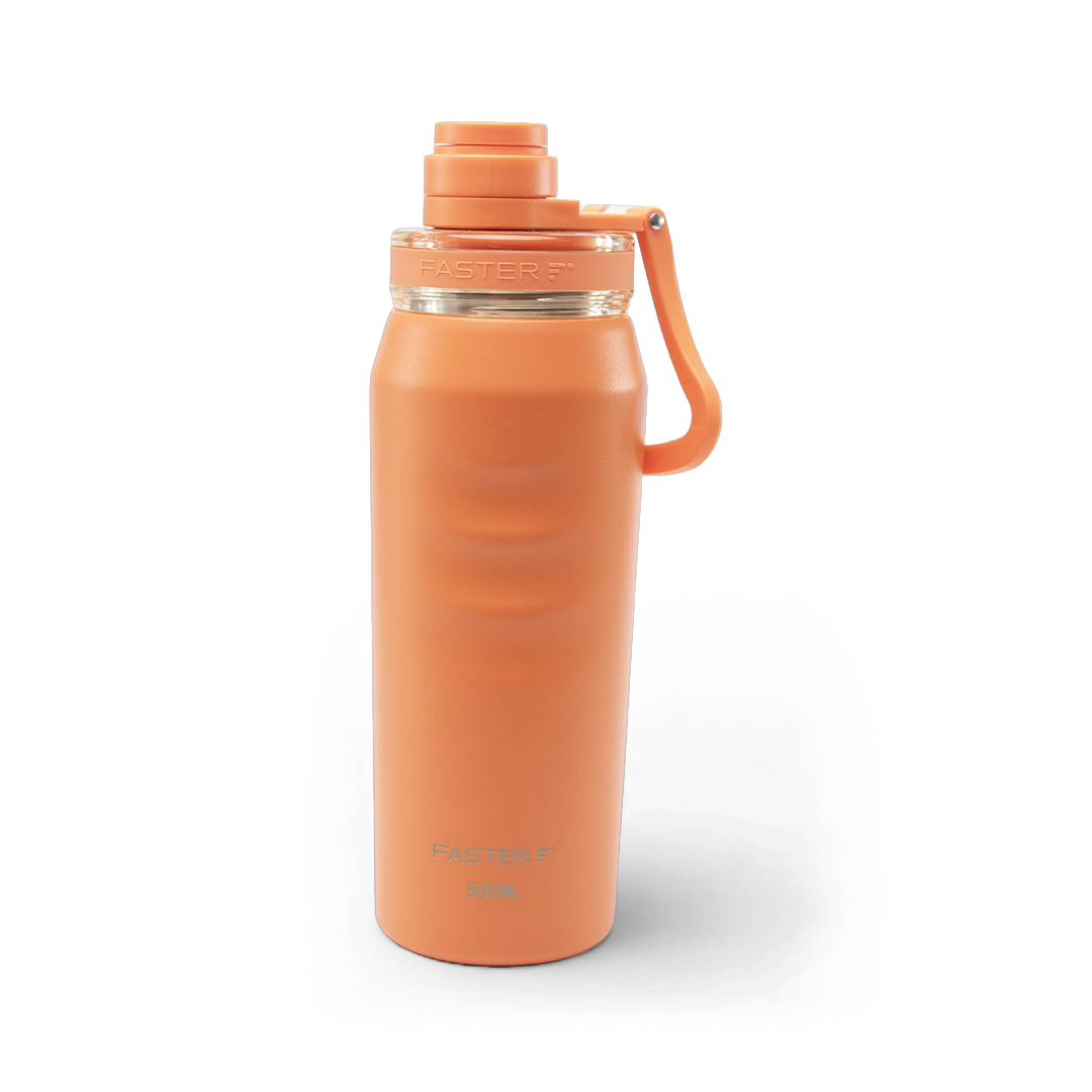 Garrafa Térmica Faster Oásis Laranja Solaris - 500ml