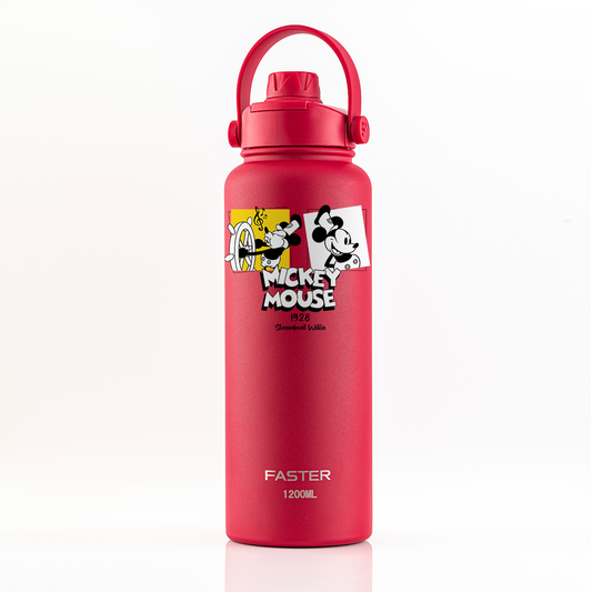 Garrafa Térmica Faster Strap Cereja Mickey Cenas do Steamboat - 1200ml