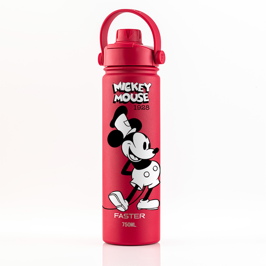 Garrafa Térmica Faster Strap Cereja Mickey O Capitão - 750ml