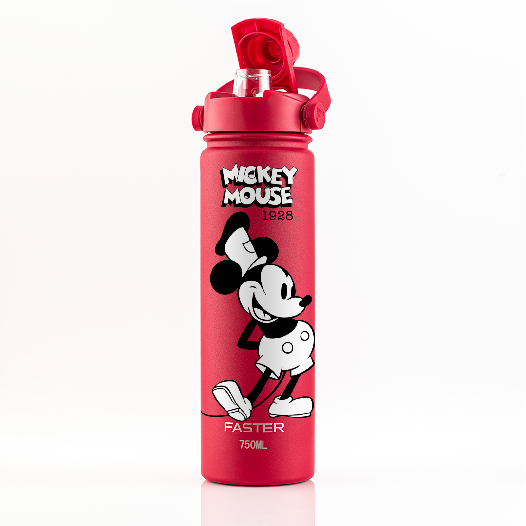 Garrafa Térmica Faster Strap Cereja Mickey O Capitão - 750ml