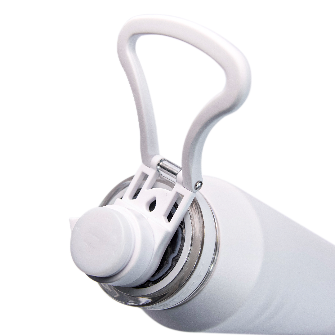 Garrafa Térmica Faster Oásis Branca Lótus - 500ml