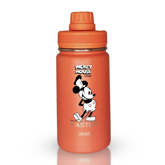 Garrafa Térmica Faster Coral 350ml - Mickey Est. 1