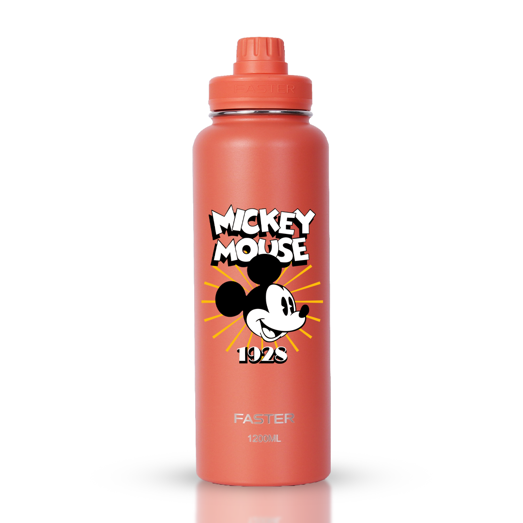 Garrafa Térmica Faster Coral 1200ml - Mickey Est. 2