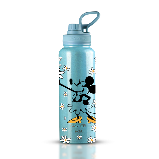 Garrafa Térmica Faster Shine Blue 1200ml - Mickey Est. 7