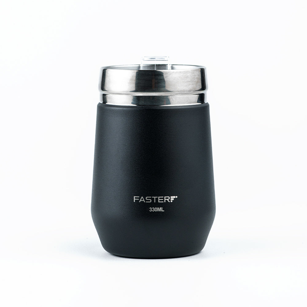 Copo Smile Preto Fosco 330ml