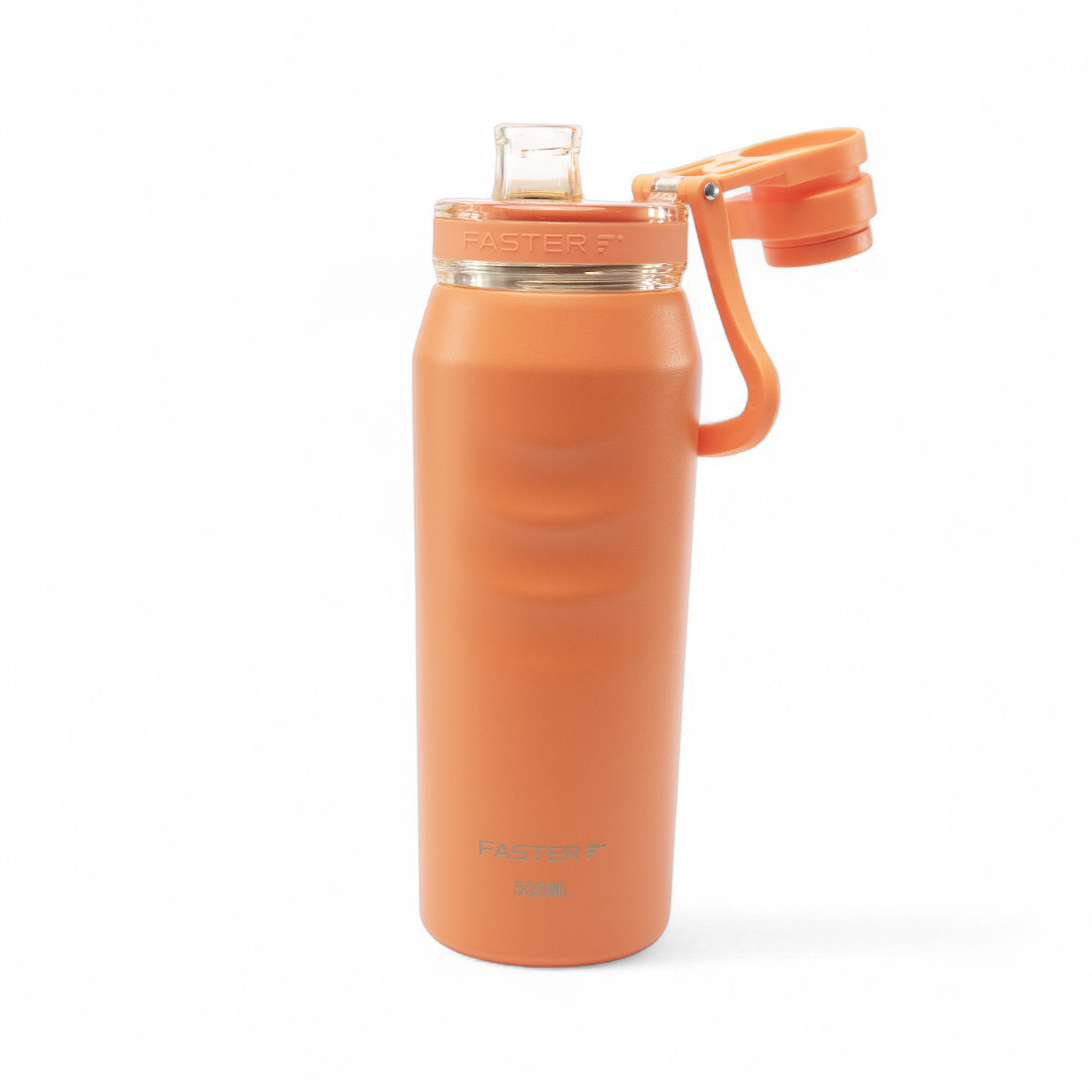Garrafa Térmica Faster Oásis Laranja Solaris - 500ml